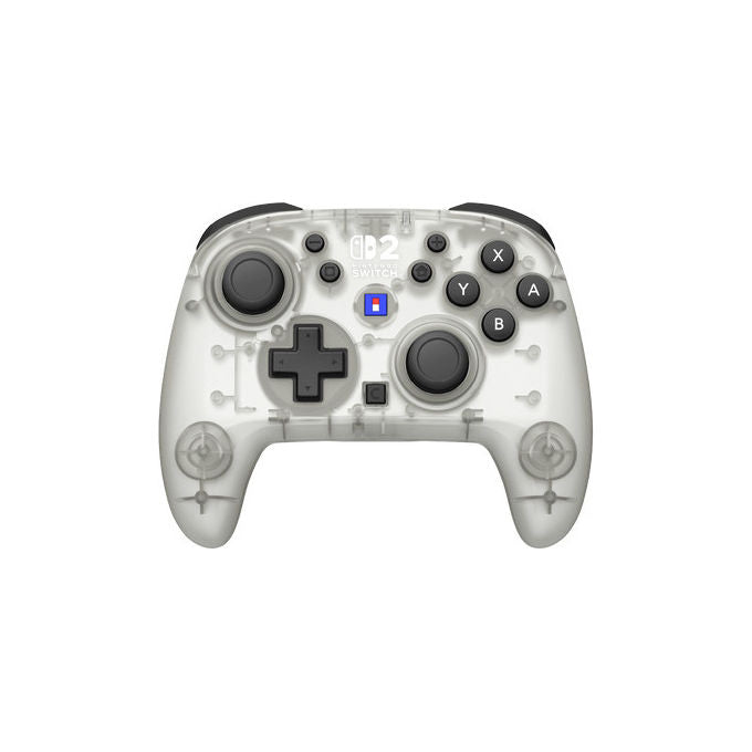 Hori HORIPAD Turbo Wireless Frost, controller per Nintendo Switch 2, bianco, Bluetooth, stick TMR, pulsanti programmabili