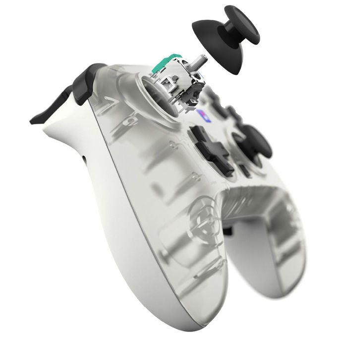 Hori HORIPAD Turbo Wireless Frost, controller per Nintendo Switch 2, bianco, Bluetooth, stick TMR, pulsanti programmabili