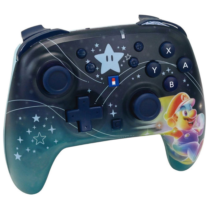 Hori Horipad Turbo, controller wireless Nintendo Switch 2, Super Mario, licenza ufficiale Nintendo, Bluetooth, multicolore