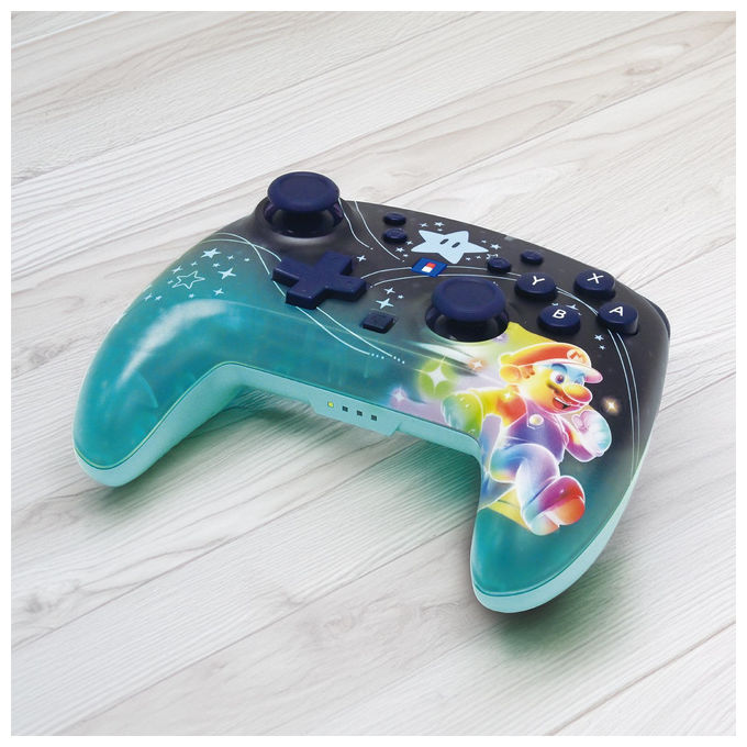 Hori Horipad Turbo, controller wireless Nintendo Switch 2, Super Mario, licenza ufficiale Nintendo, Bluetooth, multicolore