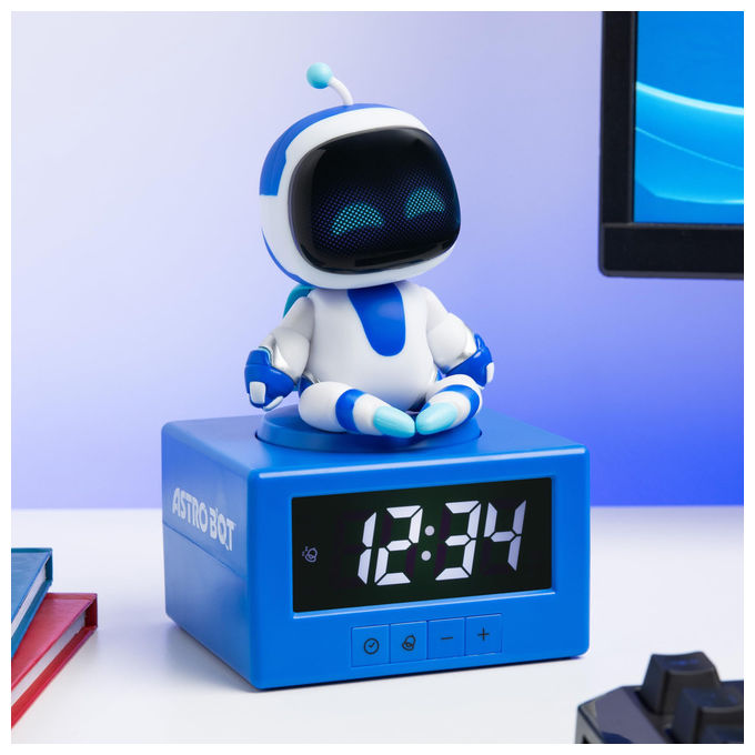 Paladone sveglia Astro Bot luce notturna funzione snooze in PVC PlayStation 17 cm