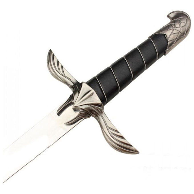 Assassin's Creed spada ornamentale Altair lama in acciaio non affilata fodero in legno replica da collezione
