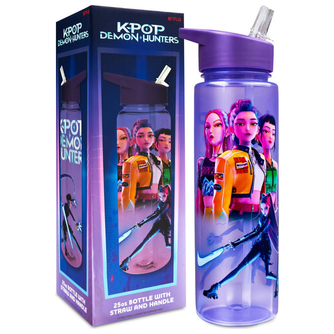 Cinereplicas borraccia Kpop Demon Hunters Sussie acciaio inossidabile 500 ml bottiglia d'acqua licenza ufficiale