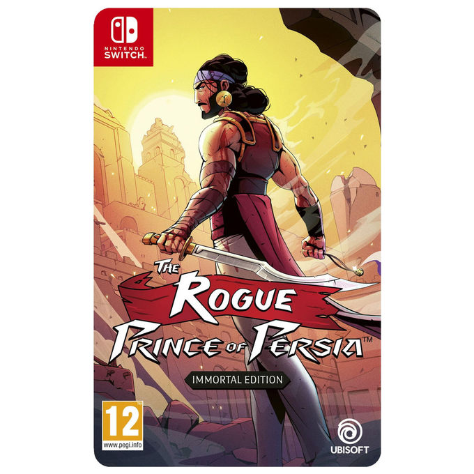 Ubisoft The Rogue Prince of Persia Immortal Edition, Nintendo Switch, steelbook, carte artistiche, poster, roguelite, azione avventura