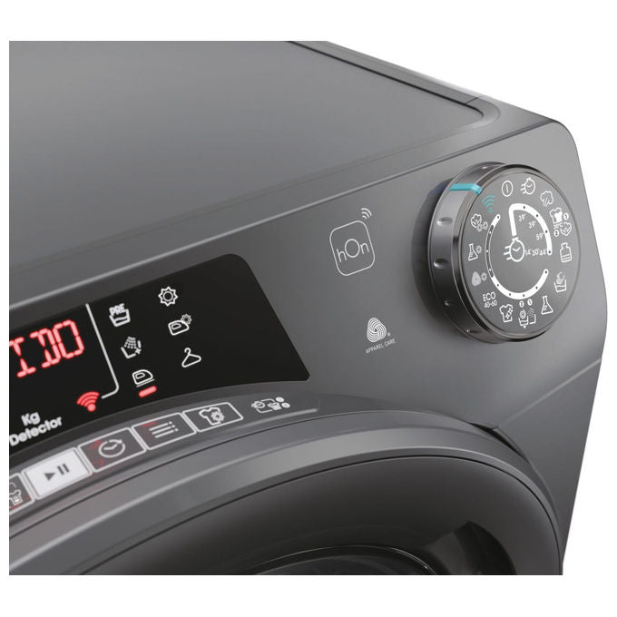 Candy ROW4966DWRR7-S RapidÓ Lavasciuga Frontale 9-6 Kg 1400 rpm Classe D Inverter Vapore Wi-Fi Bluetooth (85x60x58 cm) colore Antracite