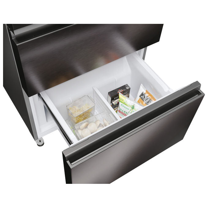 Haier HFR3718ENMD Frigorifero French Door 402 L Classe E Acciaio Inox Dark
