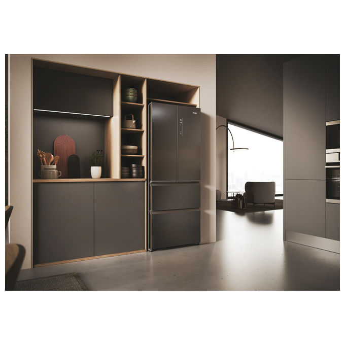 Haier HFR3718ENMD Frigorifero French Door 402 L Classe E Acciaio Inox Dark