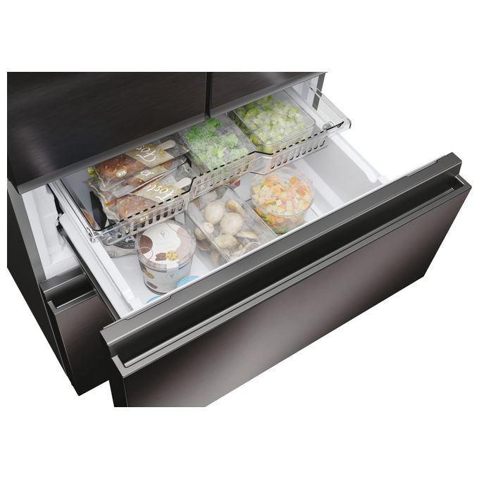 Haier HFR3718ENMD Frigorifero French Door 402 L Classe E Acciaio Inox Dark