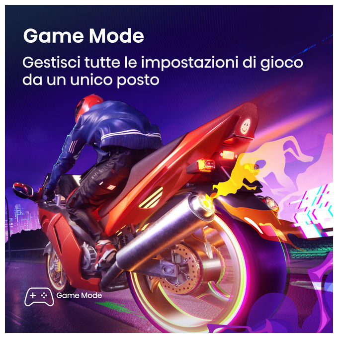 Hisense smart tv 40 pollici, Full HD, DLED, 40A4Q, VIDAA, Dolby Audio, Game Mode, Wi-Fi, DVB-T2, nero