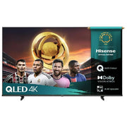 Hisense 65E7Q, smart tv QLED 65 pollici, 4K Ultra HD, Dolby Vision HDR10+, VIDAA, Wi-Fi, modalita' gaming VRR, nero
