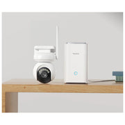 Reolink Altas PT Ultra B660, telecamera di sorveglianza 4K 8MP, Wi-Fi 6, batteria 20000 mAh, visione notturna a colori ColorX, IP65, PTZ 355°