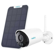 Reolink telecamera wifi esterno a batteria con pannello solare, Argus B320, 3MP, visione notturna, IP65, rilevamento persone