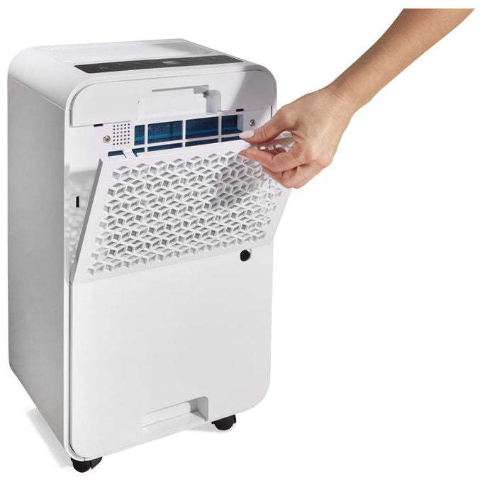 Hisense deumidificatore D16CW, 16 litri al giorno, wifi, timer, funzione asciugatura, silenzioso 40 dB, Bianco