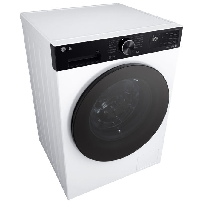 LG F4NX5011TKB Lavatrice Carica Frontale 11 Kg 1400 rpm Classe A TurboWash Steam Wi-Fi (85x60x56.5 cm) colore Bianco