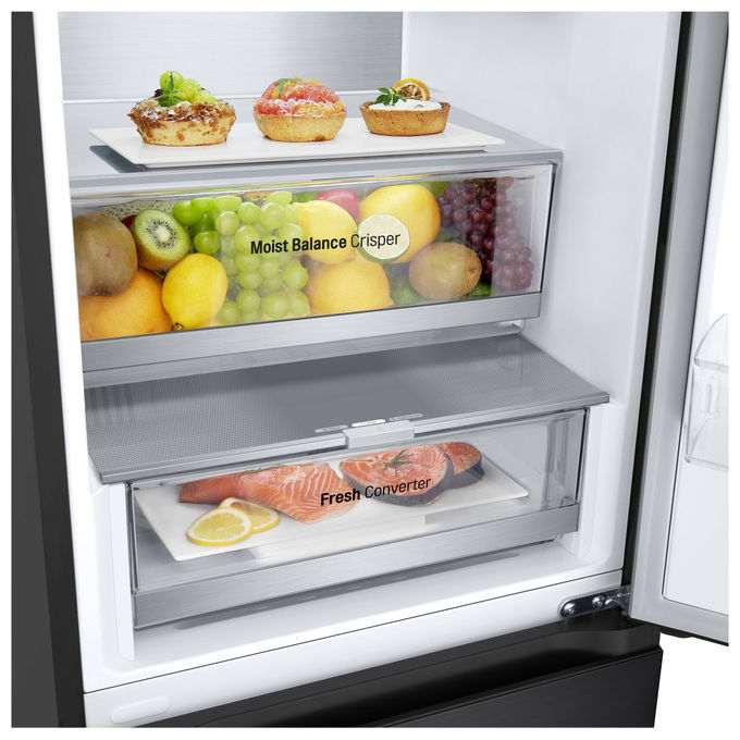 LG GBV5240DEP Frigorifero Combinato 387L Classe D 203cm dB 35 colore Nero