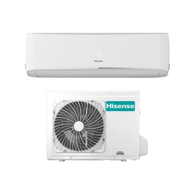 Hisense climatizzatore inverter serie Halo, 12000 btu, monosplit, pompa di calore, Wi-Fi, classe A++, bianco