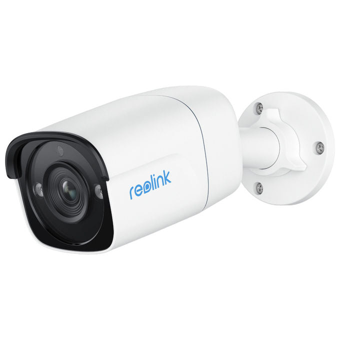 Reolink P320 telecamera IP PoE 5MP 2K+, uso interno ed esterno, visione notturna 30m, audio bidirezionale, IP66, microSD 256GB