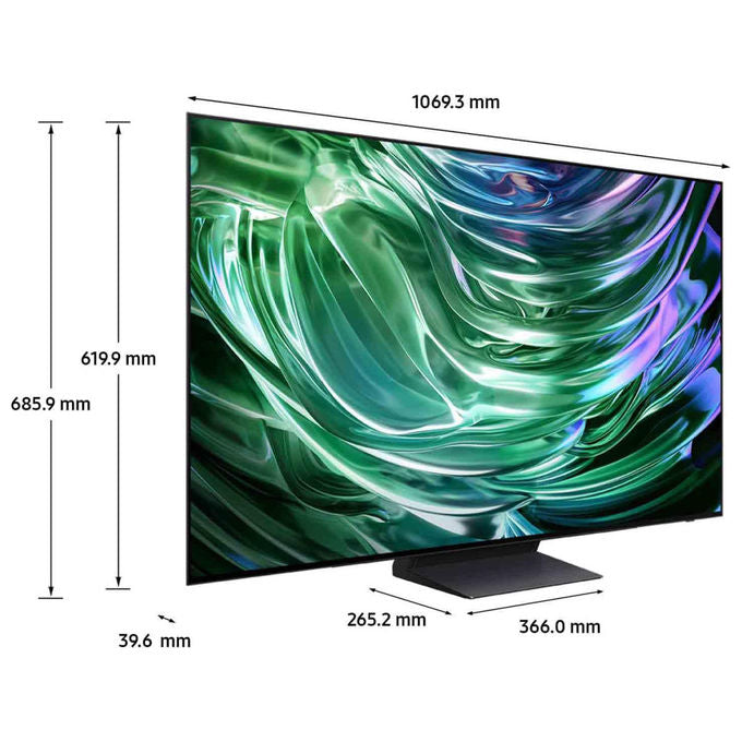 Samsung QE48S94DAEXZT Serie 9 Smart TV OLED 4K 48'' NQ4 AI Gen2 HDR+ Motion Xcelerator 144Hz Dolby Atmos colore Carbon Silver