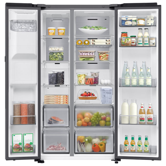 Samsung RS80F67KCTEF Frigorifero Side by Side 634 L No Frost Twin Cooling Plus Acciaio inox