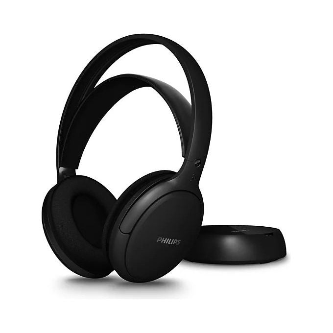 Philips cuffie wireless per TV SHD6000BK-12, serie 6000, portata 30 m, autonomia 30 ore, base di ricarica, nero