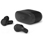 Philips TAT2000BK auricolari true wireless in-ear, bluetooth 5.4, 32 ore, driver 6mm bassi dinamici, 4 microfoni, IPX4, nero