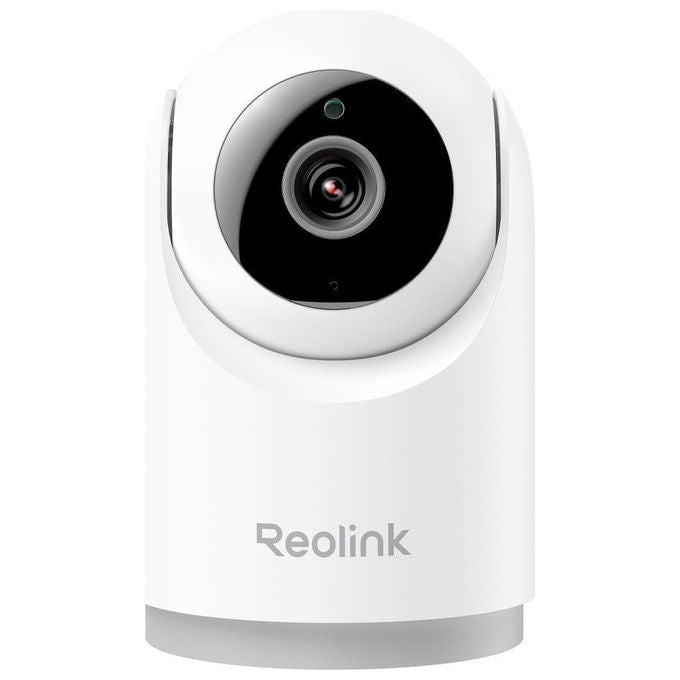 Reolink E321 telecamera Wi-Fi per interni, cupola, 3 MP, pan e tilt 355°, visione notturna 12 m, audio bidirezionale, bianca
