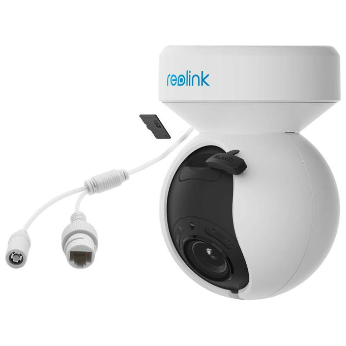 Reolink E540 telecamera di sicurezza IP cupola, 5 MP 2K, Wi-Fi dual band, PTZ zoom ottico 3x, IP65, visione notturna, audio bidirezionale, interno esterno