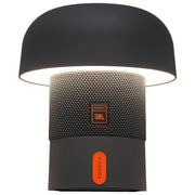 Kooduu Sensa Play Mini, lampada da tavolo con altoparlante Bluetooth, sound by JBL, LED dimmerabile, IP53, ricarica USB-C, antracite