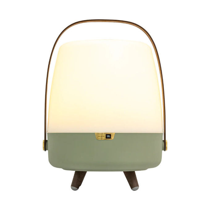Kooduu Lite-up Play 2.0, lampada altoparlante portatile Bluetooth, 10 W, luce LED dimmerabile, batteria 11 h, USB-C, verde