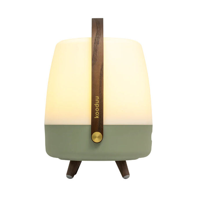 Kooduu Lite-up Play 2.0, lampada altoparlante portatile Bluetooth, 10 W, luce LED dimmerabile, batteria 11 h, USB-C, verde