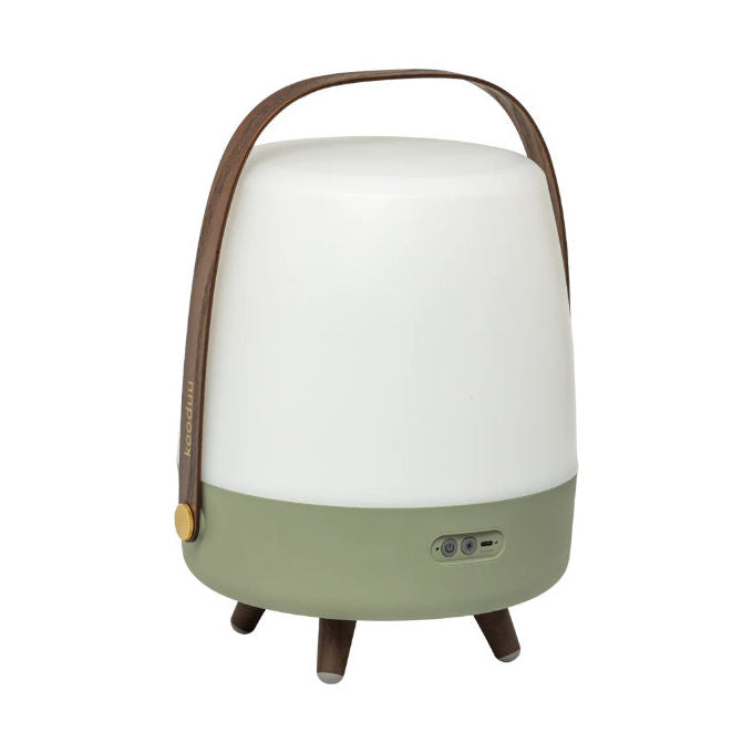 Kooduu Lite-up Play 2.0, lampada altoparlante portatile Bluetooth, 10 W, luce LED dimmerabile, batteria 11 h, USB-C, verde