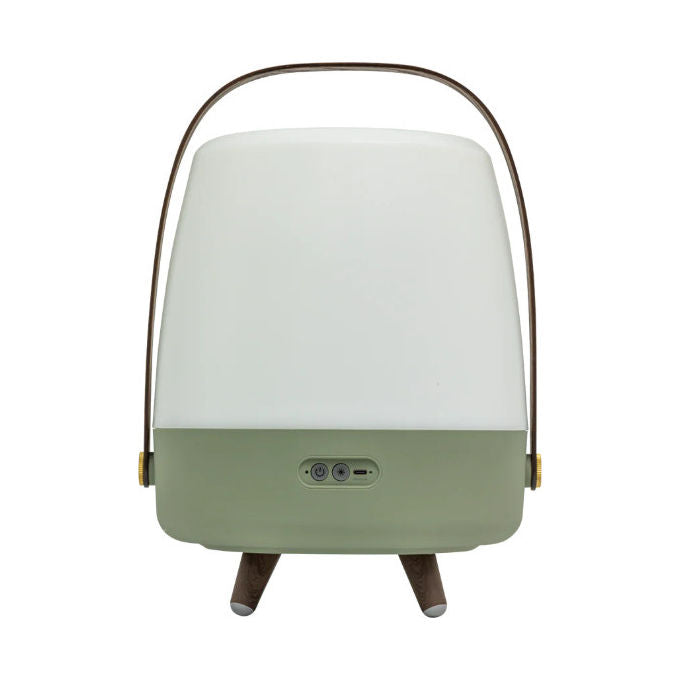 Kooduu Lite-up Play 2.0, lampada altoparlante portatile Bluetooth, 10 W, luce LED dimmerabile, batteria 11 h, USB-C, verde