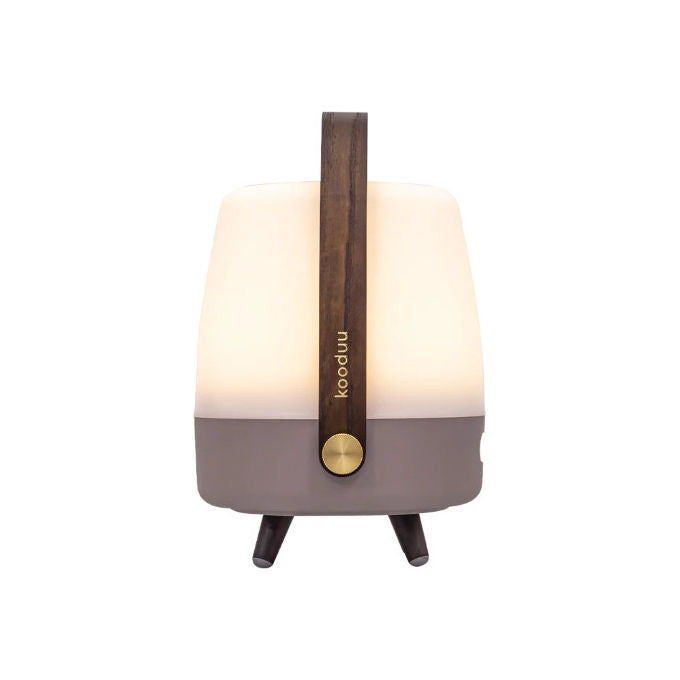 Kooduu Lite-up Play Mini 2.0, lampada altoparlante con JBL, bluetooth 5.3, luce LED 2700K, 8W, batteria 11h, Terra