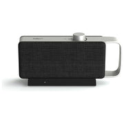Faller Oskar amplificatore vocale per tv, wireless, ingresso ottico e aux, uscita cuffie, batteria 16h, grigio alluminio