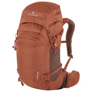 Ferrino zaino trekking Finisterre 30, 30 litri, schienale Dry Net System, apertura frontale, coprizaino incluso, rosso