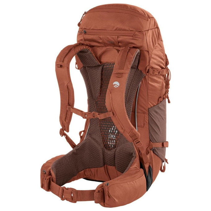 Ferrino zaino trekking Finisterre 30, 30 litri, schienale Dry Net System, apertura frontale, coprizaino incluso, rosso