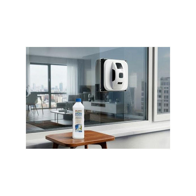 Meliconi detergente per robot lavavetri, 1L, anti-aloni, asciugatura rapida, formula universale, vetri brillanti
