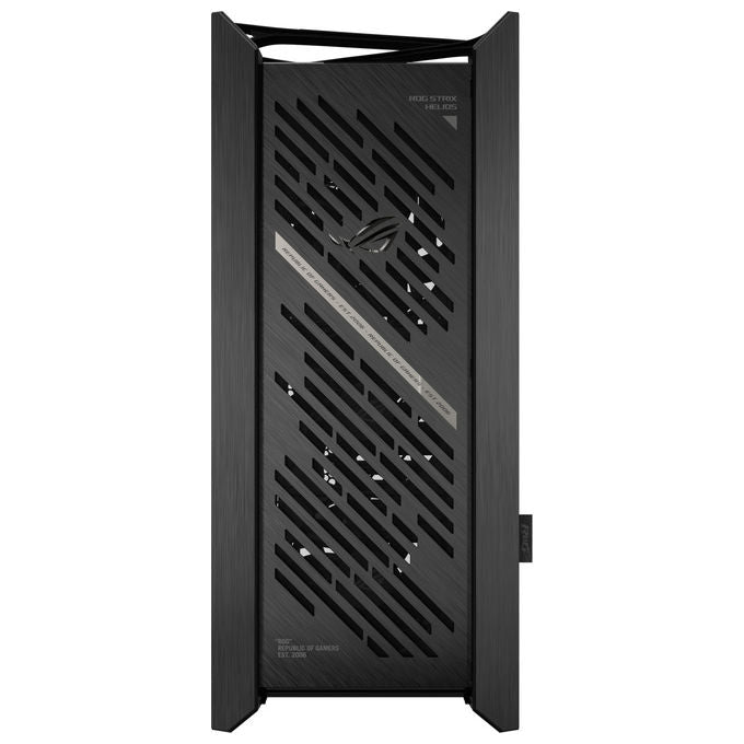 ASUS ROG Strix Helios II GX601S, case midi tower gaming, vetro temperato, alluminio CNC, E-ATX ATX mATX mini-ITX, 4x ventole 140 mm, ARGB, nero