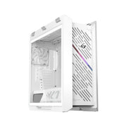 ASUS ROG Strix Helios II case midi tower, bianco, vetro temperato, ATX E-ATX mATX mini-ITX, alluminio CNC, 4x ventole 140 mm, ARGB Aura Sync