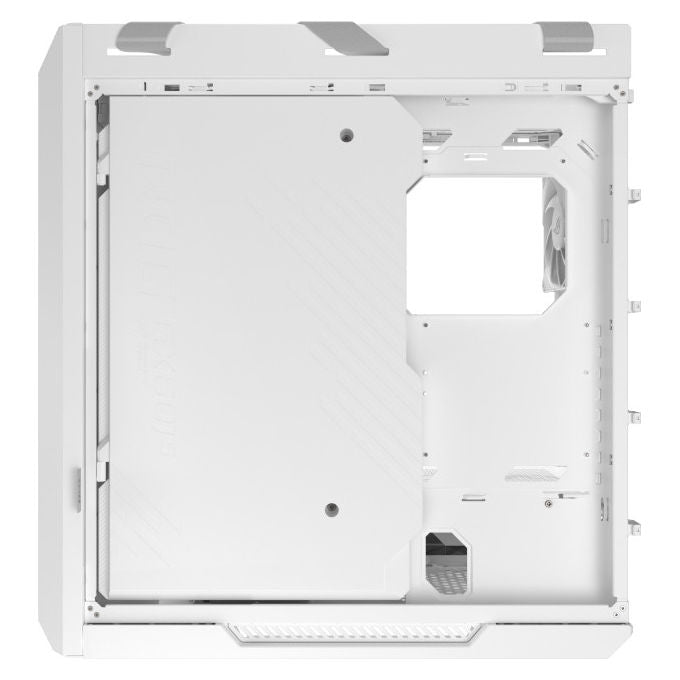 ASUS ROG Strix Helios II case midi tower, bianco, vetro temperato, ATX E-ATX mATX mini-ITX, alluminio CNC, 4x ventole 140 mm, ARGB Aura Sync