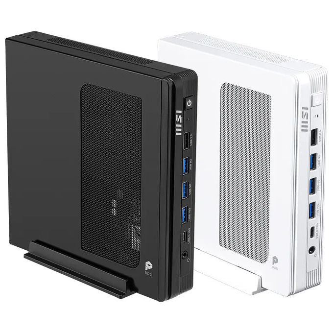 MSI pc desktop SFF PRO DP10 A14MG, Intel Core i3 1400, 8 GB DDR5, SSD 512 GB M.2, Windows 11 Home, Wi-Fi 6E, nero