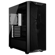 Corsair 3200D RS, case PC mid tower, 3 ventole RS120 incluse, radiatore 360 mm, scheda madre connessione inversa, vetro temperato, nero