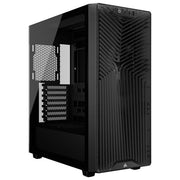 Corsair case PC mid tower 3200D RS, 3 ventole RS120 incluse, supporto radiatore 360mm, connessione inversa, vetro temperato, fumo