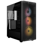 Corsair 3200D RS ARGB, case PC mid tower, 3 ventole RS120 ARGB, compatibile reverse motherboard, radiatore 360 mm, vetro temperato, Smoke