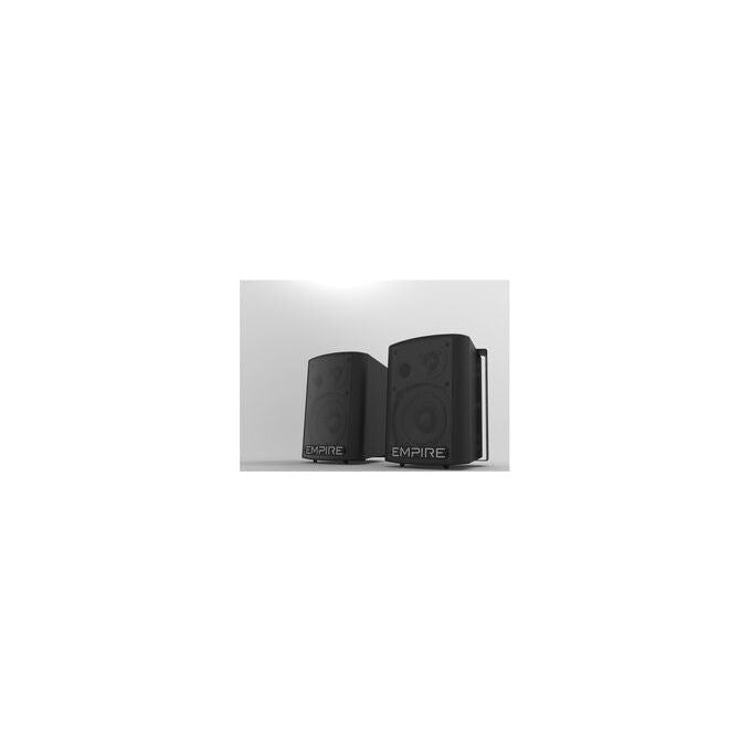 Empire Media altoparlante da parete 2 vie, 250 W RMS, amplificatore classe D, cablato, controllo volume, nero, HS.WALL250MB