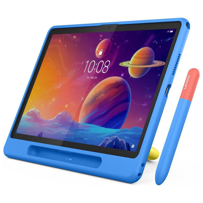 Lenovo Tab 4G, tablet 10,1 pollici, MediaTek Helio G85, 4 GB RAM, 128 GB, Android 14, 4G LTE, Wi-Fi 5, grigio
