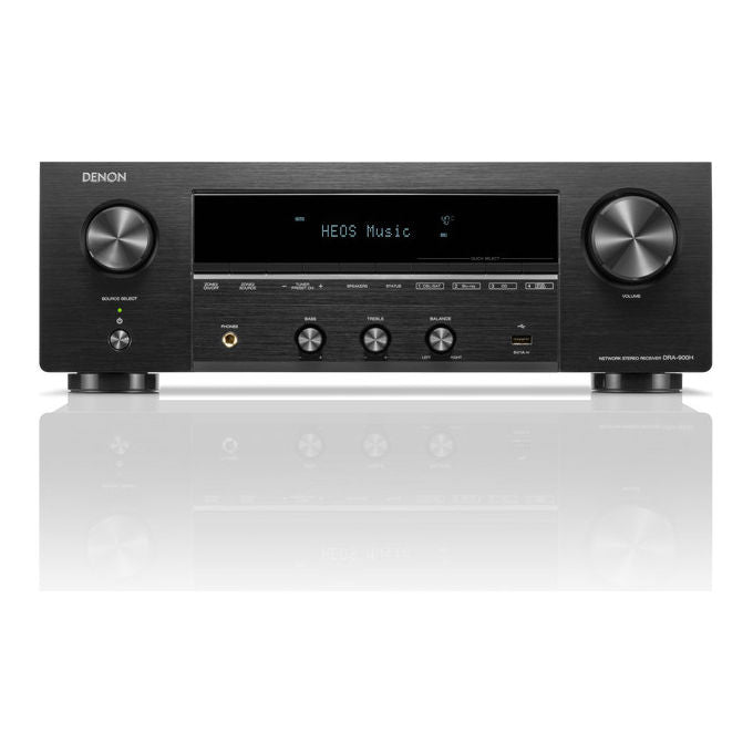 Denon DRA-900H sintoamplificatore stereo 2.2 canali, 100 W, Wi-Fi, Bluetooth, AirPlay 2, HEOS, HDMI 8K, DAB+, nero