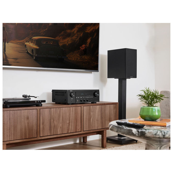Denon DRA-900H sintoamplificatore stereo 2.2 canali, 100 W, Wi-Fi, Bluetooth, AirPlay 2, HEOS, HDMI 8K, DAB+, nero