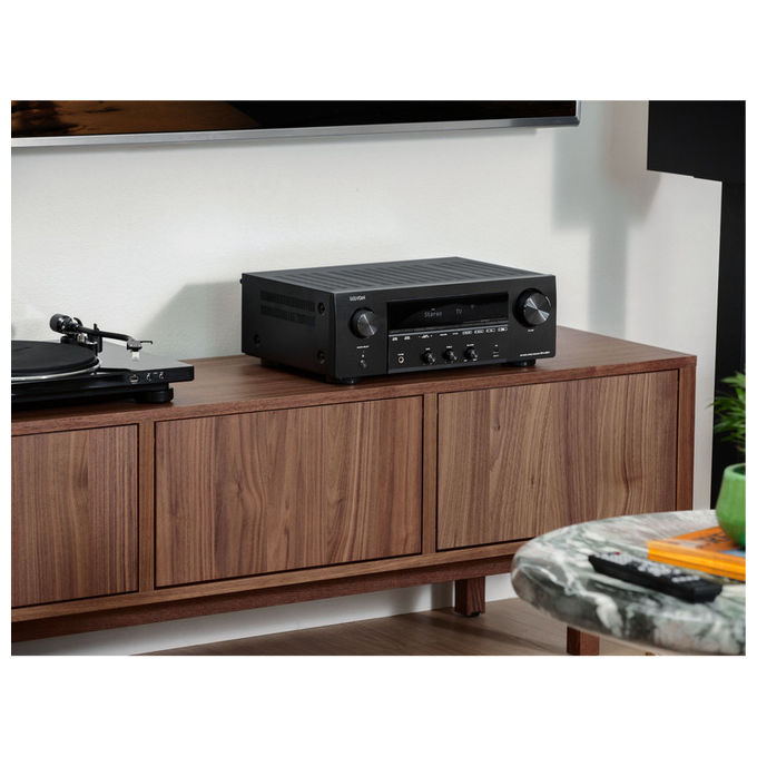 Denon DRA-900H sintoamplificatore stereo 2.2 canali, 100 W, Wi-Fi, Bluetooth, AirPlay 2, HEOS, HDMI 8K, DAB+, nero