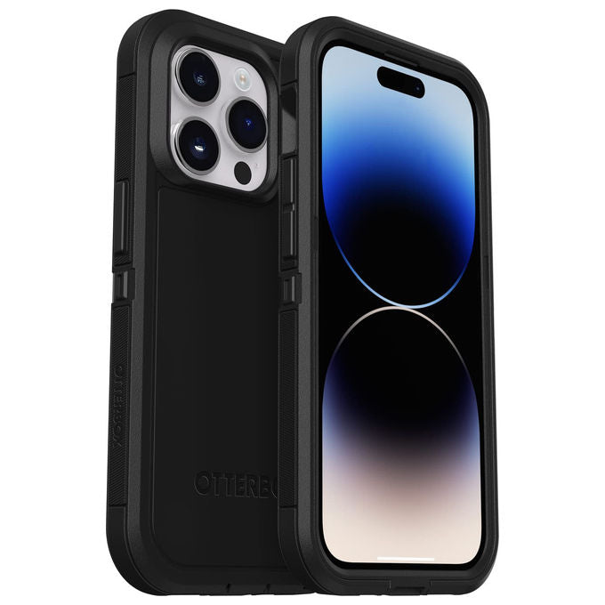 OtterBox custodia Defender XT per iPhone 14 Pro, MagSafe, protezione cadute MIL-STD-810G, multistrato, nero
